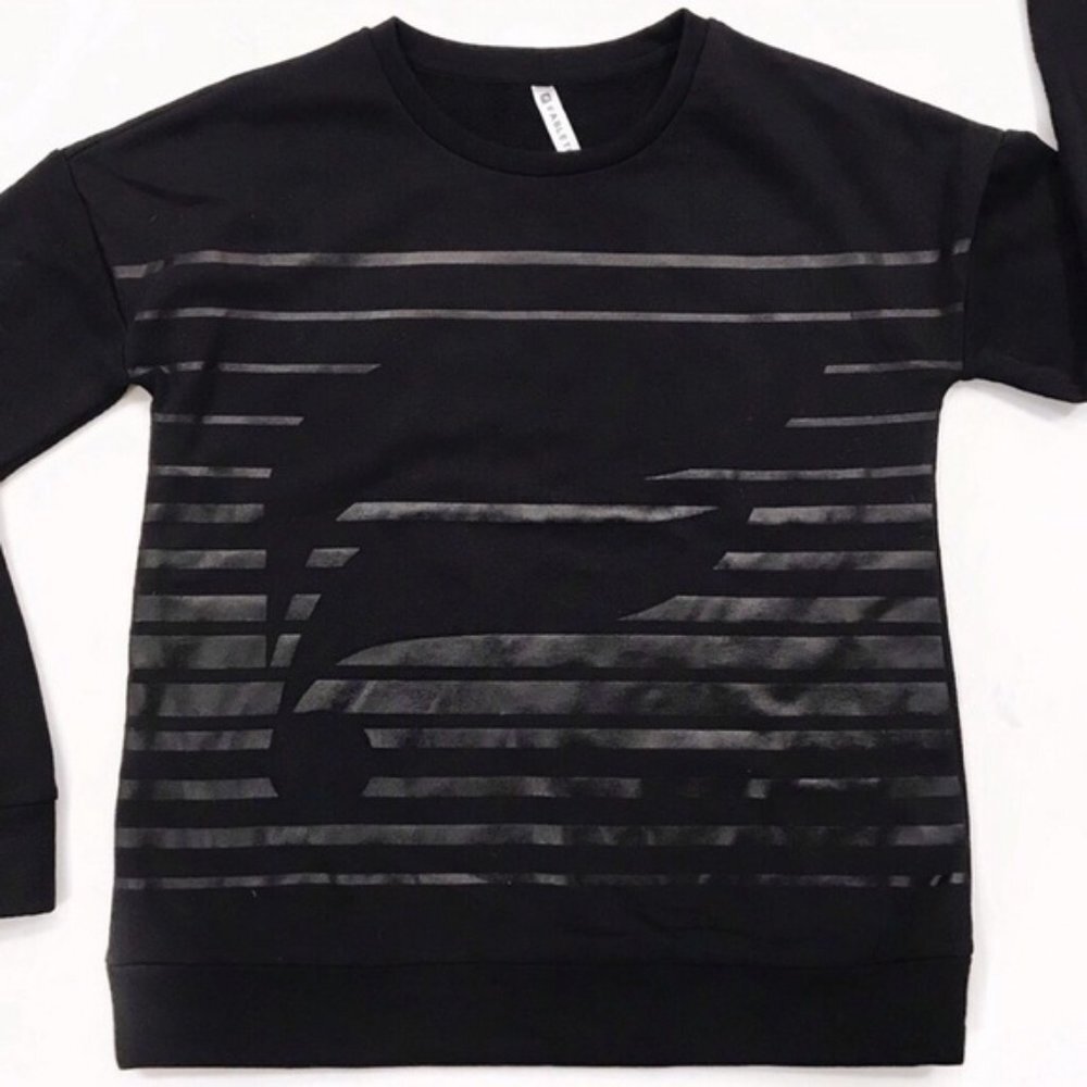 Fabletics Snowshoe Pullover Sweater Sweatshirt Bl… - image 3